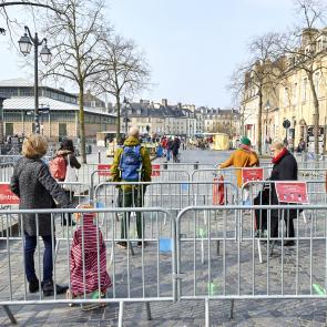Rennes sous Covid, archives Thierry Pasquet