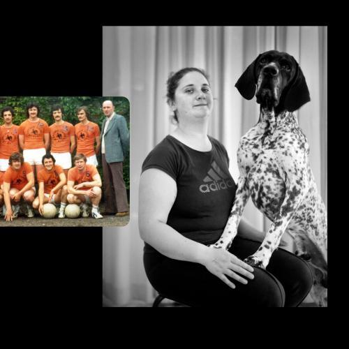 portrait d'une benevole de l'association l'Amicale laique a Saint Eloy les Mines