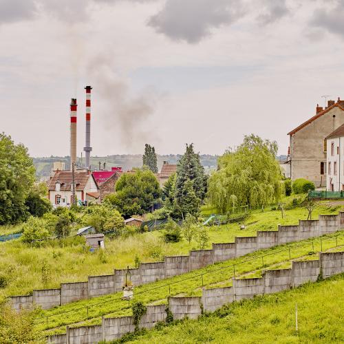 Vue de la ville de Saint Eloy les Mines
