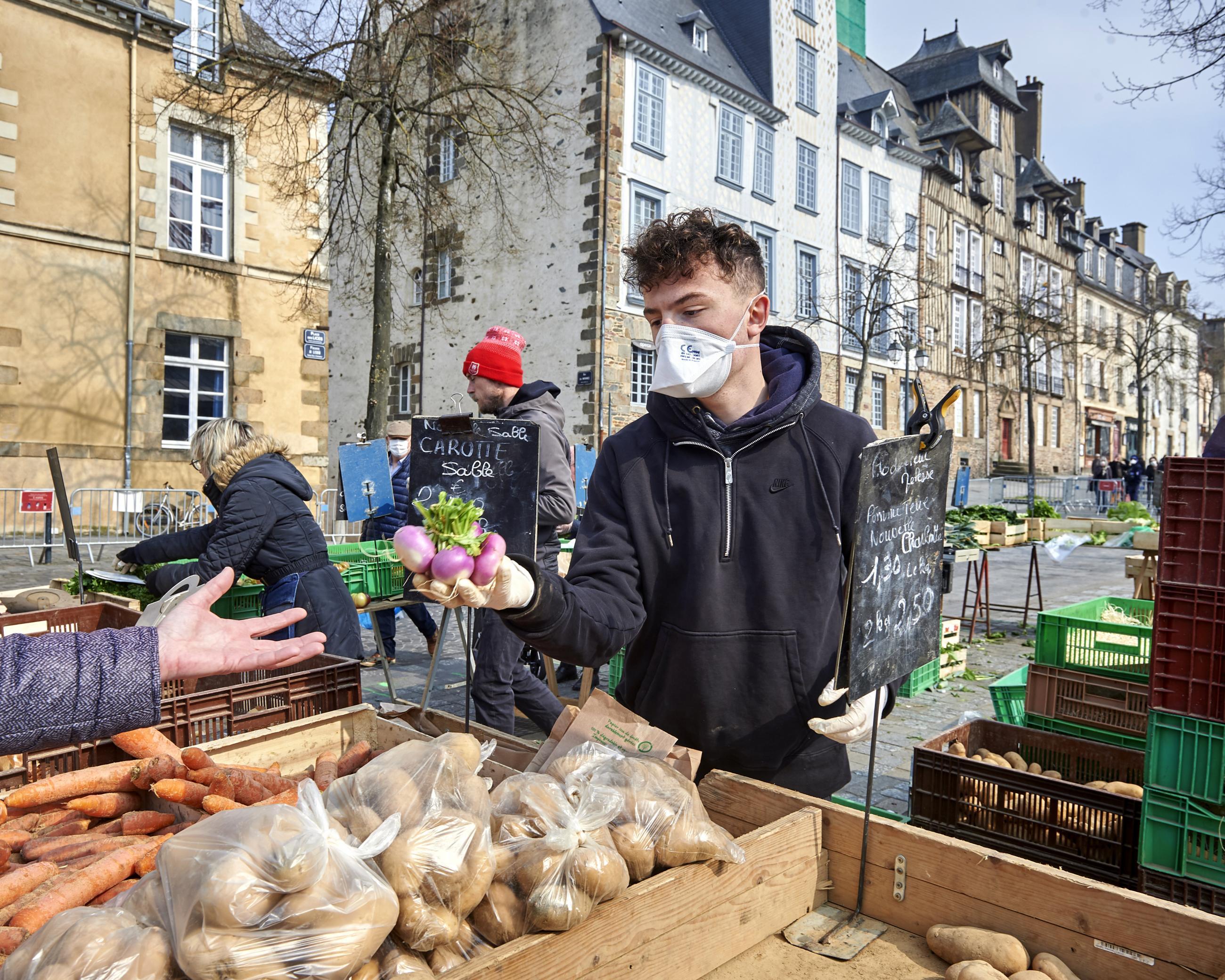 Rennes sous Covid, archives Thierry Pasquet