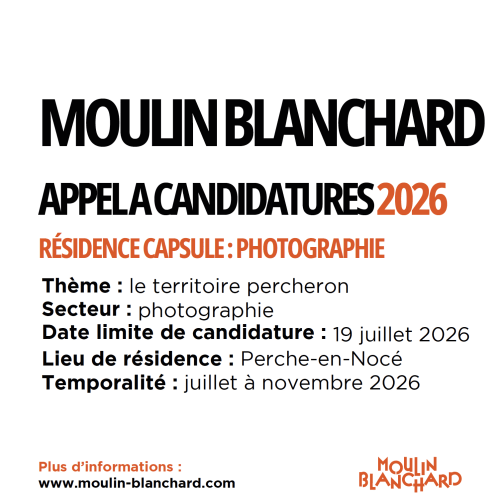 Appel candidature résidence capsule Moulin Blanchard