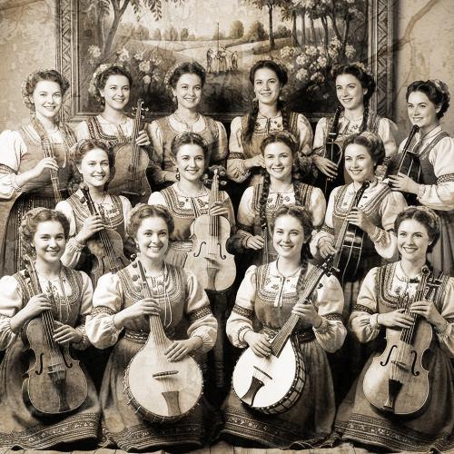 Groupe de musique polonais noir et blanc